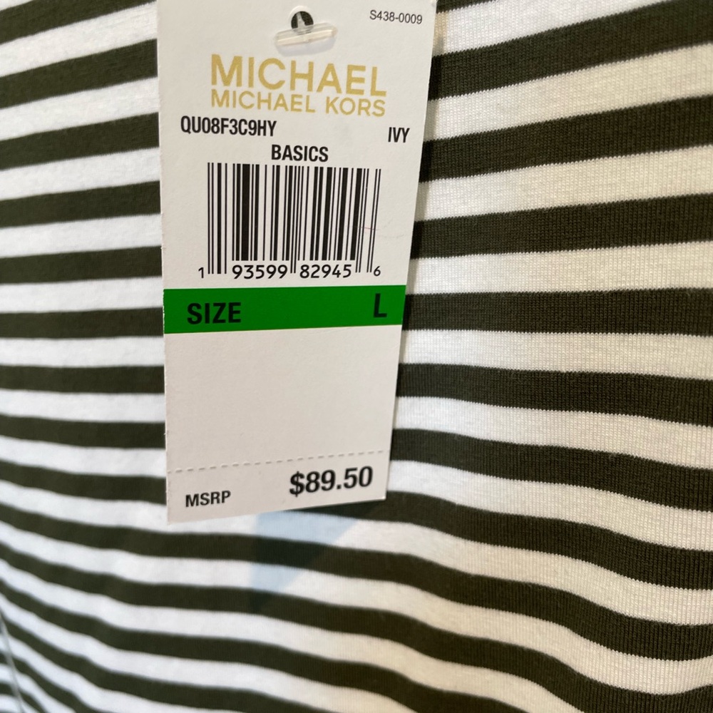Michael Kors stripe casual dress NWT - Picture 4 of 6